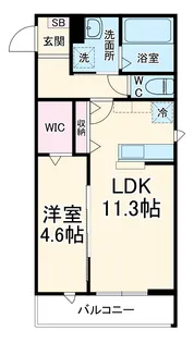メゾン獅子ヶ谷【3階】の間取り