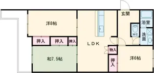 ファーストレジデンス【2階】の間取り