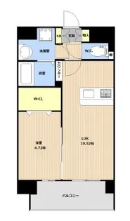 Harmony Flats那覇松山【1101号室】の間取り