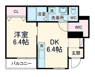 マロン・フィールド【1階】の間取り