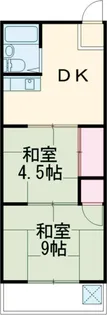 天王マンション【1階】の間取り