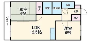 プランタン【2階】の間取り