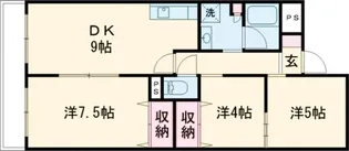 清和マンション【303号室】の間取り