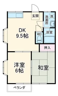 西台ハイツ【2階】の間取り