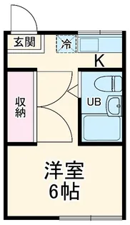 メゾン高倉【1階】の間取り
