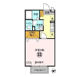 ヴィラデルニエ【2階】の間取り