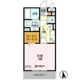 エヴァー【1階】の間取り