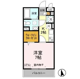 エヴァー【2階】の間取り