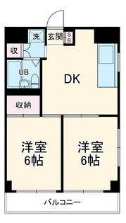 第21岩波ビル【102号室】の間取り