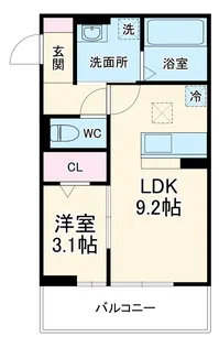 ティアレ【2階】の間取り