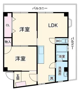 メゾン・イイダ【303号室】の間取り