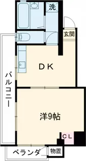 コーポ橘【5階】の間取り
