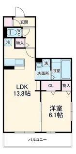 ヴィラ アメリアⅡ【3階】の間取り