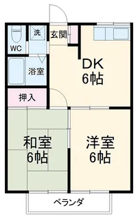 エステートピアN【2階】の間取り