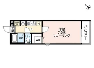 グランクオール板橋本町【201号室】の間取り