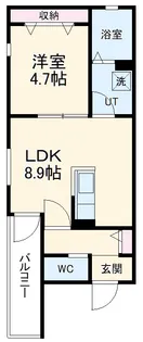 DELA香呑【1階】の間取り