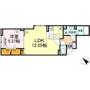 セレスティア荒川【202号室】の間取り