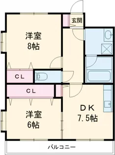 ピソ・ベルデ【4階】の間取り