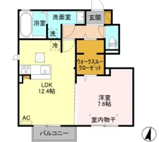 アルストロメリア【1階】の間取り