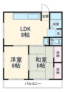 ベルーライト21【2階】の間取り