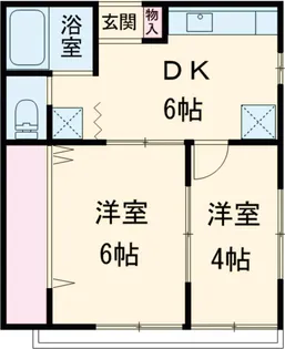 エスポワール大和【2階】の間取り