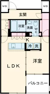 ガーデニエール砧ウエスト【4階】の間取り
