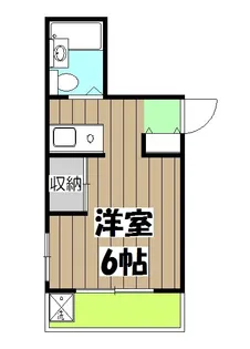 ツインズマンション馬堀【203号室】の間取り