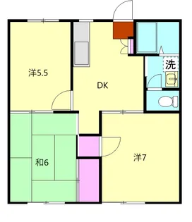 パディ足柄B【102号室】の間取り