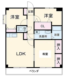 エンゼルハイム参番館【2階】の間取り