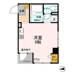 フラッツ・シゲ【3階】の間取り