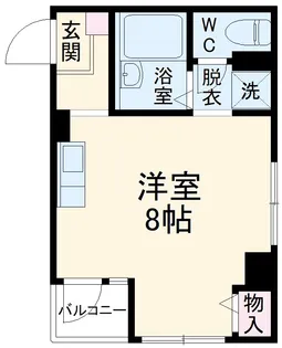 フラッツ・シゲ【4階】の間取り