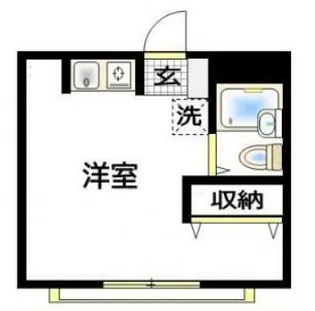 エリア中山【2階】の間取り