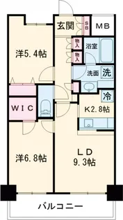 イストワール【6階】の間取り