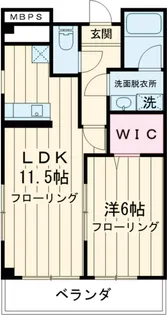 プリステージュ【207号室】の間取り