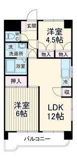 アーバンハイツ土志田【3階】の間取り