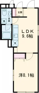 プラティーク世田谷サウス【3階】の間取り
