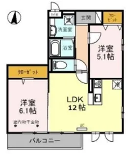 Stone village【3階】の間取り