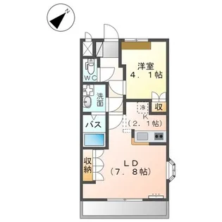 ジャルディニエールC【2階】の間取り