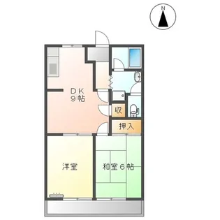 サンシャイン富士ケ丘【1階】の間取り