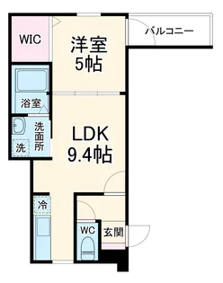 フジパレス柴島Ⅲ番館【1階】の間取り