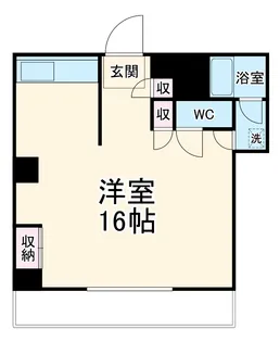クリスタルⅡ東林間【303号室】の間取り