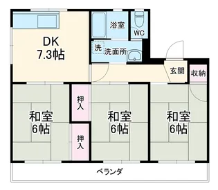 フレックス泊【402号室】の間取り