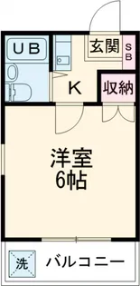 プレステージ新小岩【1階】の間取り