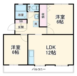 武藤ハイツⅠ【303号室】の間取り