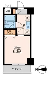 品川中延ステーションレジデンス【5階】の間取り