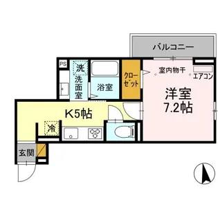 山五ヒルズ【2階】の間取り