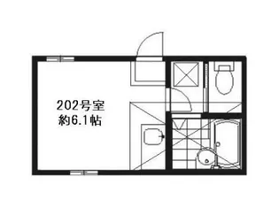 メゾン バディス馬込【2階】の間取り