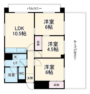 高田ビル【4B号室】の間取り