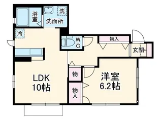 クレールエフ【1階】の間取り