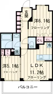 TENAS千歳船橋【2階】の間取り